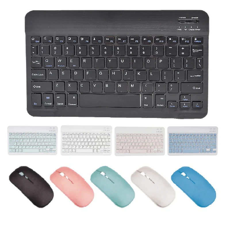 Mini tastiera e mouse bluetooth per cellulari tablet pc ultra sottile
