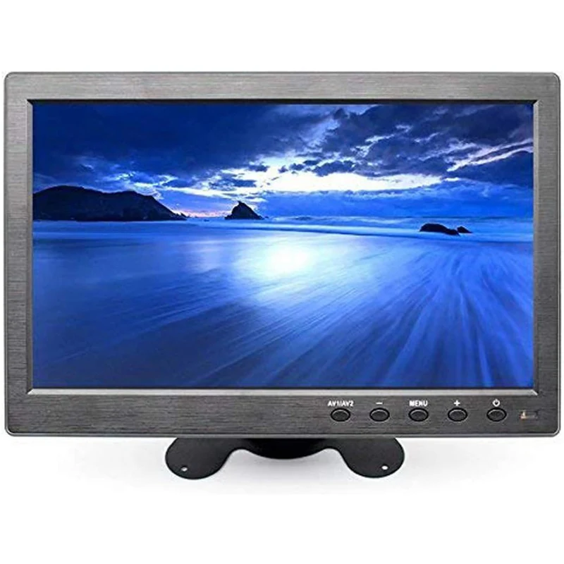 Monitor 10'' LCD HD portatile HDMI VGA USB BNC 2 canali video 720p