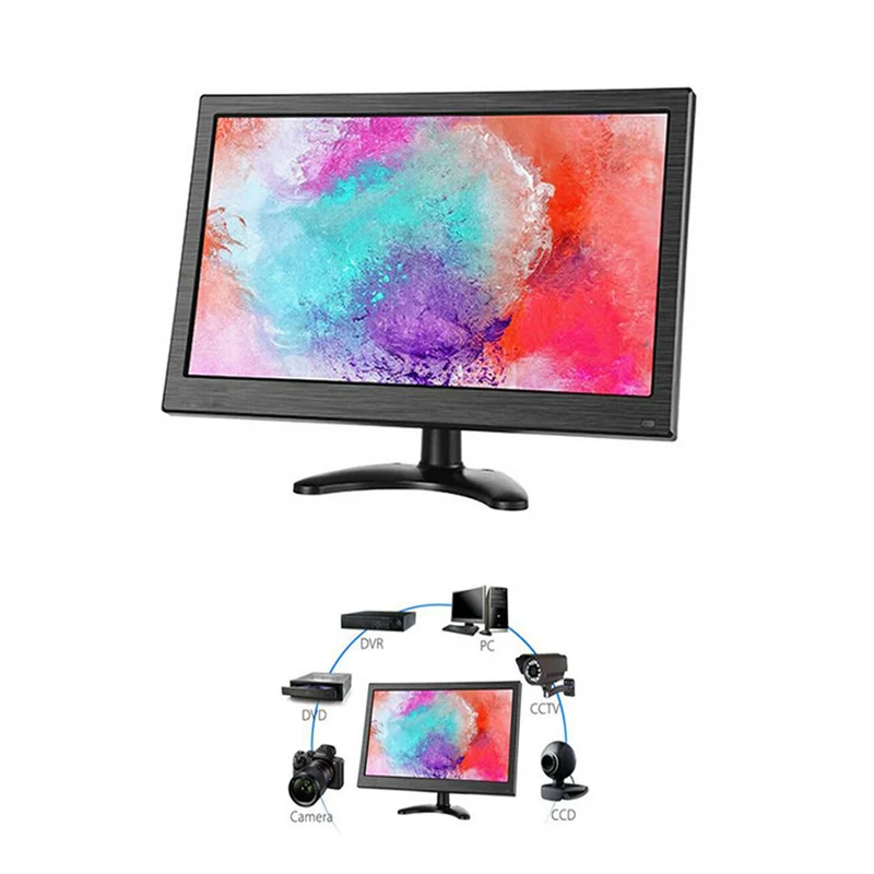 Monitor 13.3'' LCD HD HDMI VGA USB BNC 720p con telecomando