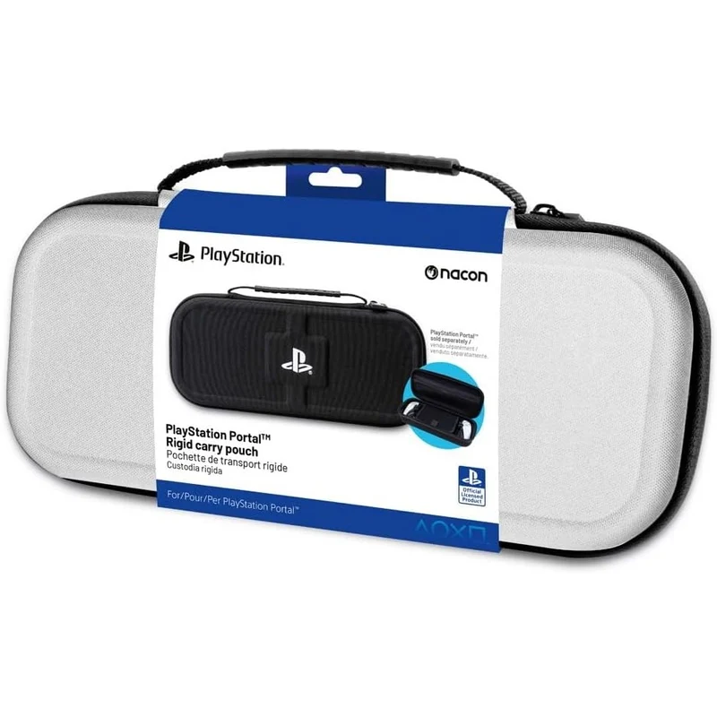 Nacon - Custodia Rigida per Sony Playstation PS Portal – Bianco | Ufficiale | Borsa Pouch da viaggio per Console Portatile OLP