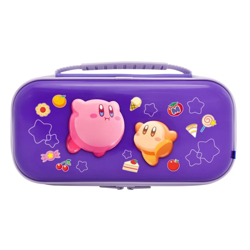 HORI - Vault Case (Kirby e Waddle Dee) Custodia Ufficiale Protettiva Console Nintendo Switch 2 / NSW OLED - Viola Da Viaggio Travel Bag