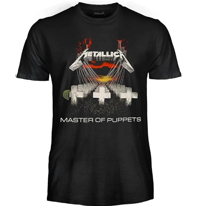 PROBITY - T-Shirt Metallica - Master of Puppets – Maglietta Rock Ufficiale Band Heavy Metal – Maglia (Tg. M)