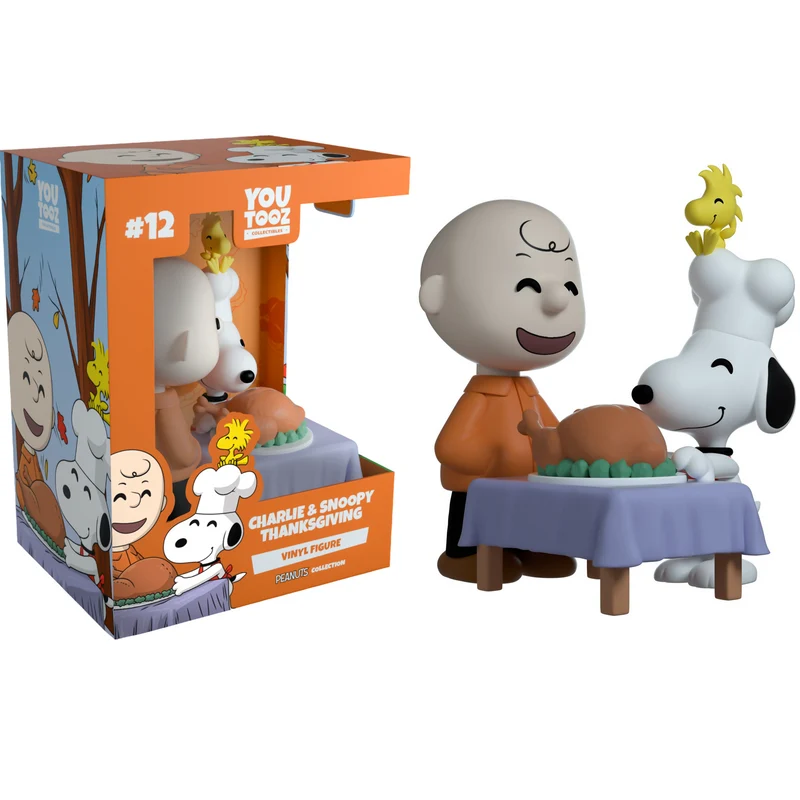 YouTooz Peanuts (Snoopy) - Charlie & Snoopy Thanksgiving Vinyl Figure 13cm