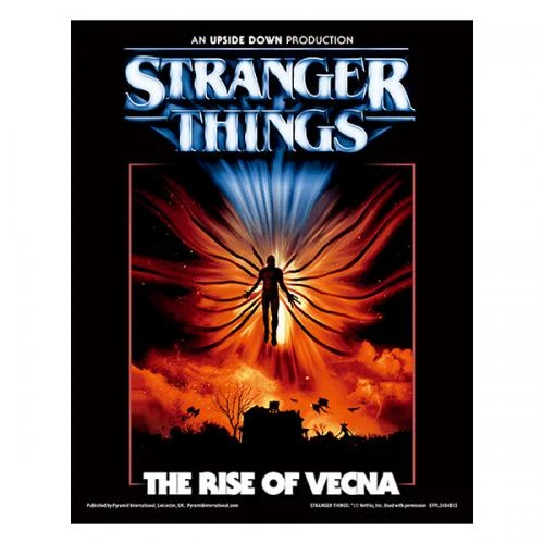 Framed 3D Cornice Stranger Things Rise Of Vecna 26 X 20Cm Quadro ST