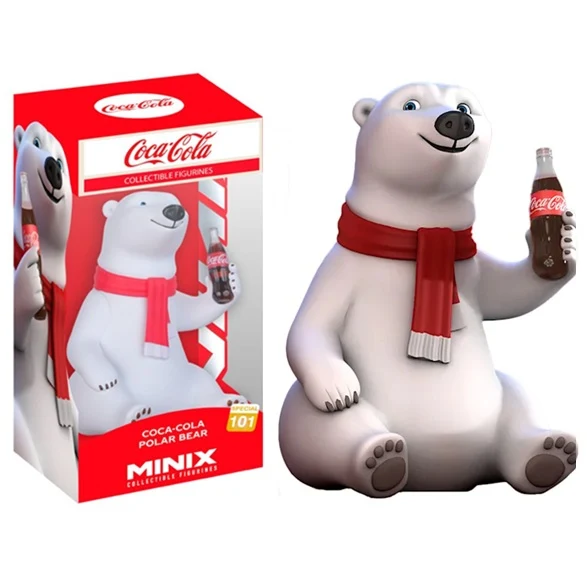 Minix - Coca Cola Orso Polare - (101) Polar Bear Figure Statuetta 12cm