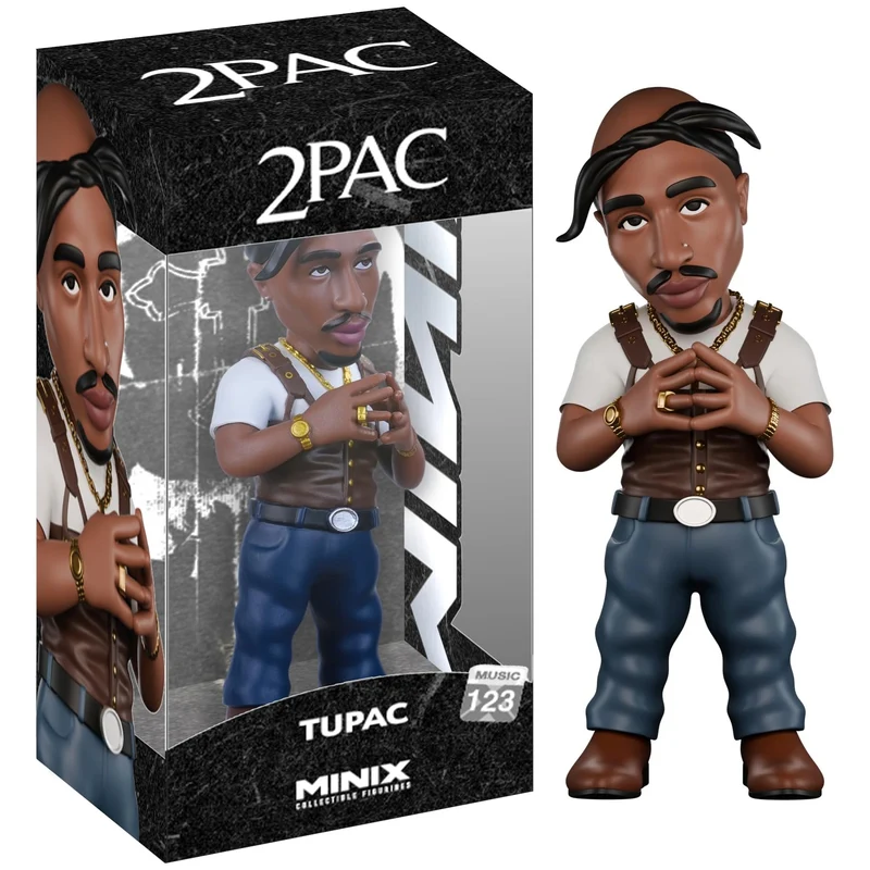 Minix Rap (Music 123) Tupac New York Times 1996 Figure 10cm