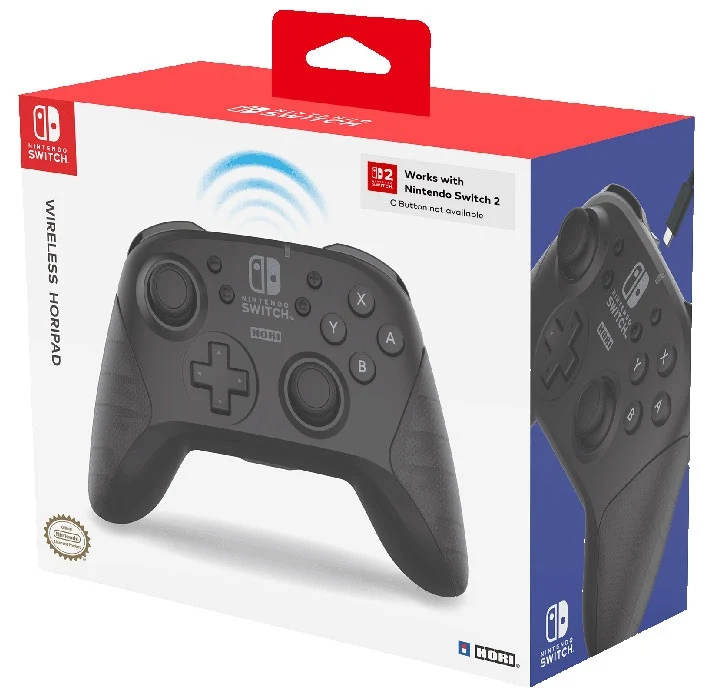 Hori Horipad Wireless (Nero) Controller Senza Fili Ufficiale Nintendo Switch