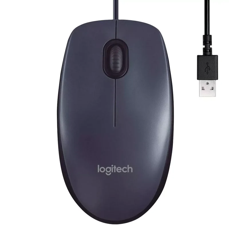 Logitech B100 Mouse Ottico Cablato Con Filo Usb 800 Dpi Ambidestro Windows Mac