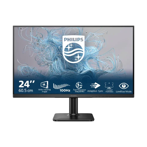 Philips Pc Monitor 24" Led Full Hd 100hz 4ms Vga/Hdmi 24e2n1100lb/00