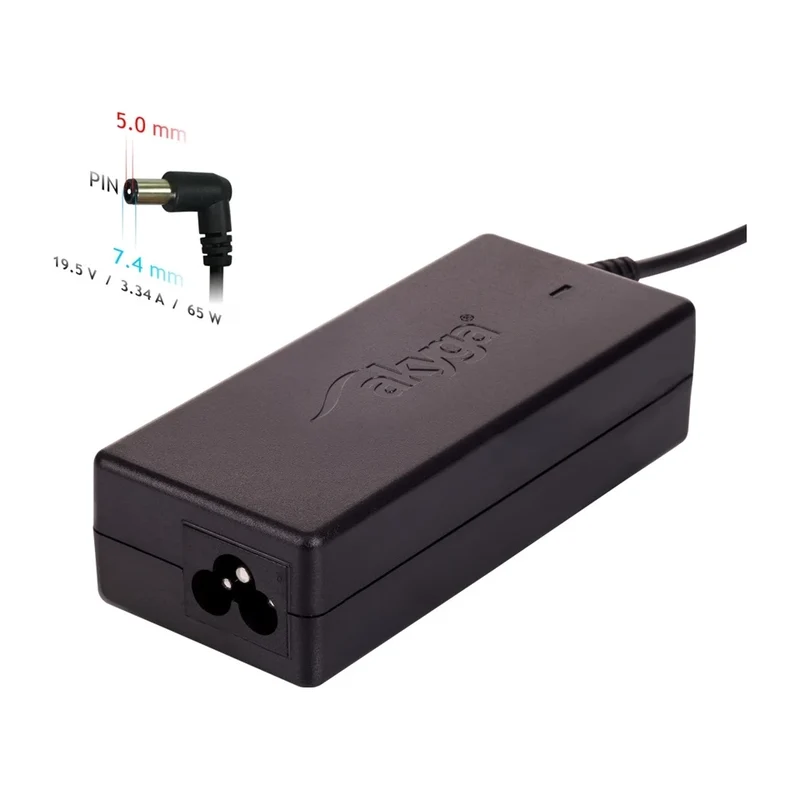 Akyga AK-ND-05 adattatore di alimentazione/inverter da interno 65 W nero