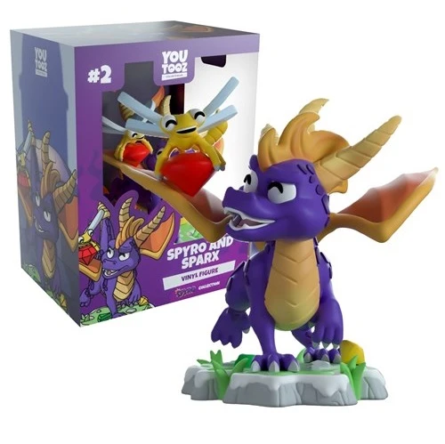 You Tooz Playstation Spyro The Dragon - Spyro And Sparx Vinyl Figure 9 cm