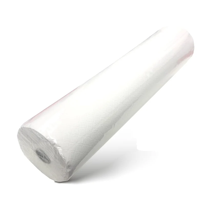 R MOVE Rotolo Carta per Lettino Massaggio 60 metri, Lenzuolino Medico Monouso per lettino 60cm altezza, 2 veli pura cellulosa, lenzuolini per estetista, rotoli medici, rotolo lettino estetista