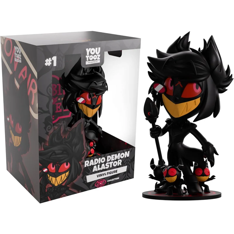 YouTooz Hazbin Hotel: Radio Demon Alastor - Vinyl Figure 13cm Collectible Official
