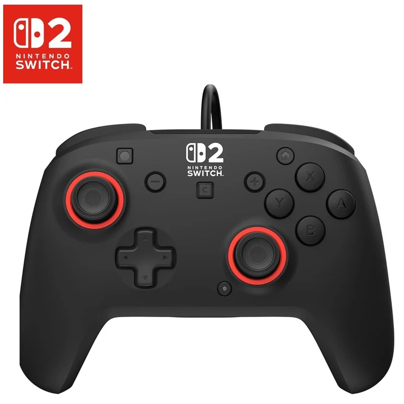 Turtle Beach - Rematch -(Nero) - Controller Wired Gaming Cablato per Nintendo Switch 2, Funziona anche con Nintendo Switch/Oled