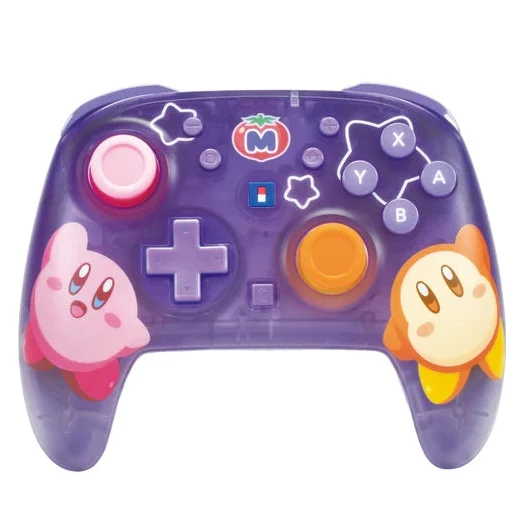 HORI - Wireless HORIPAD Turbo - Kirby (Kirby and Waddle Dee) Controller da Gaming Senza Fili per Nintendo Switch 2 Funziona anche con Nintendo Switch/Oled/Lite