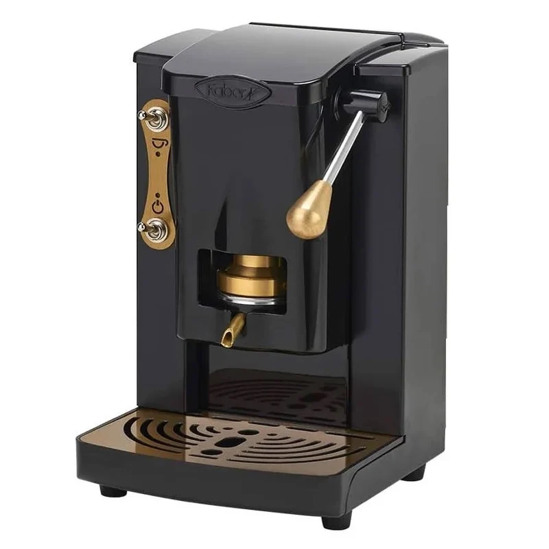 Faber Piccola Kolor Prestige Nera Gold Macchina Caffè a capsule 1 L
