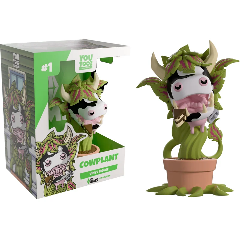 YouTooz The Sims: Cowplant Vinyl Figure 13cm - Collectible Official