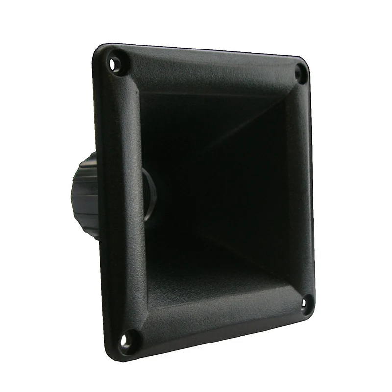 Master Audio KHD115 Tromba in ABS, Filettatura da 1", Dimensioni: 115 x 115 x 76 mm