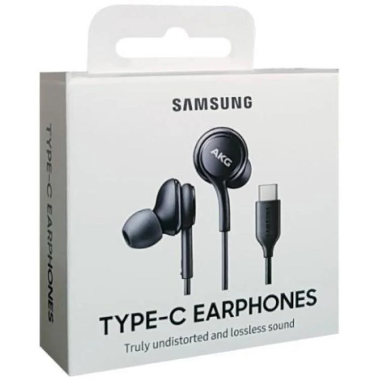 Samsung Auricolari In-Ear Eo-Ic100Bb Usb-C Black Cuffie Samsung Con Filo Nere