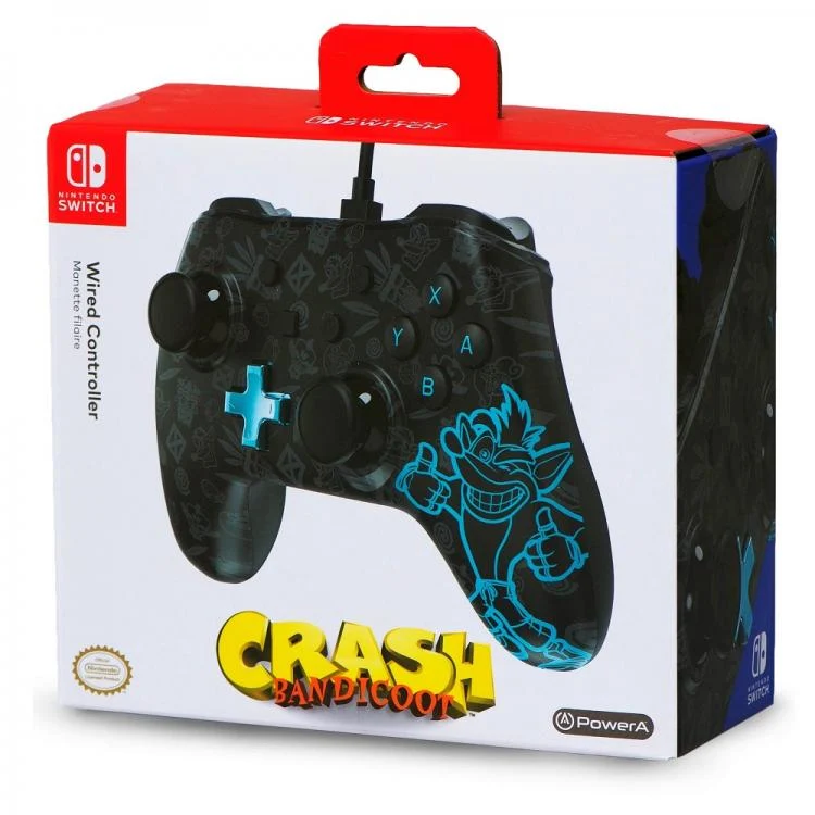 Powera Wired Controller Nintendo Switch Crash Bandicoot Edition Joystick Cablato
