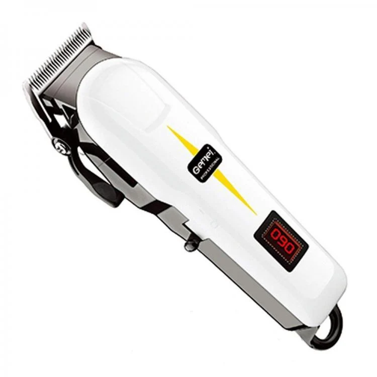 Geemy Gm-6008 Rasoio Tagliacapelli Ricaricabile Elettrico Regola Barba Display