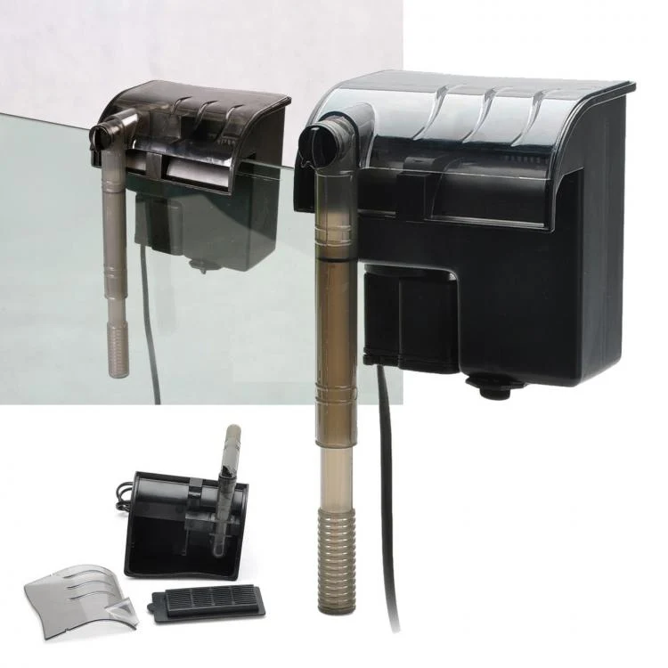 Filtro Esterno Per Pulizia Acquario Regolazione Flusso 500L/H 4,5W Pompa Xp-07