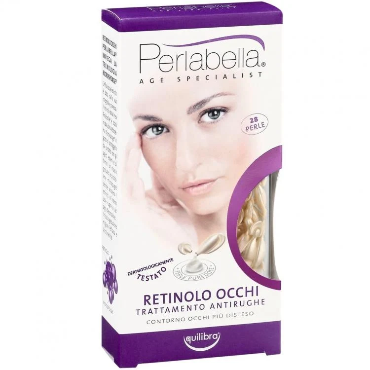 Equilibra Perlabella Retinolo Occhi 28 Perle Siero Antirughe Per Pelle Levigata