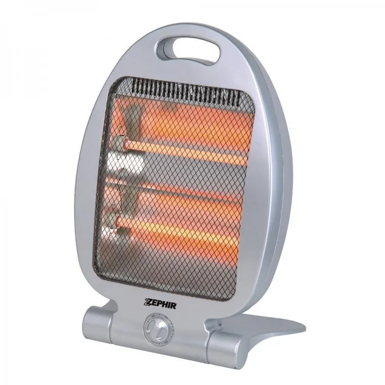 Zephir Stufa Elettrica Elementi A Quarzo 800W Radiatore Stufetta Alogena Hzq850C