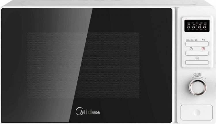 Midea Forno A Microonde Congrill Timer Bianco Ag823A2At-W 23L 800W