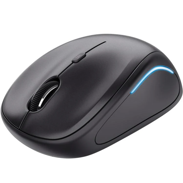 Trust Mouse Yvi Fx Illuimnato Led Rgb Wireless Ambidestro Ottico 1600 Dpi Black