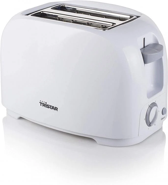 Tristar Tostapane Br-1013 Riscaldare Panino Toast Espulsione Automatica Bianco
