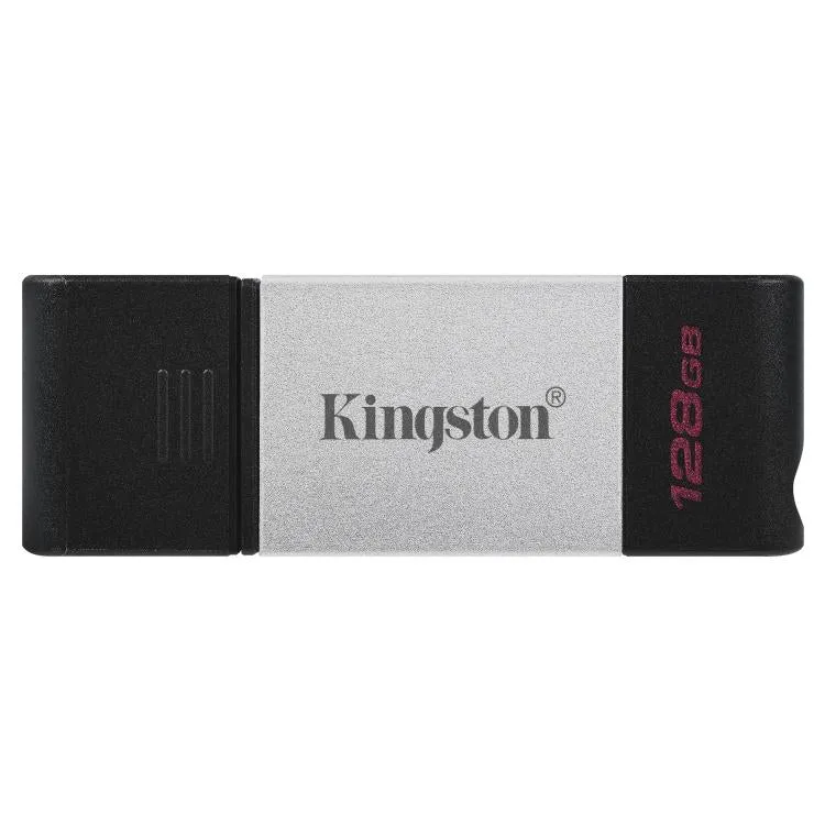 Kingston Pendrive 128Gb Otg Dt80/128Gb Usb Type C 3.2 Silver Chiavetta Usb