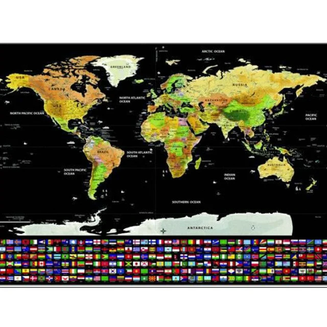 Scratch World Map