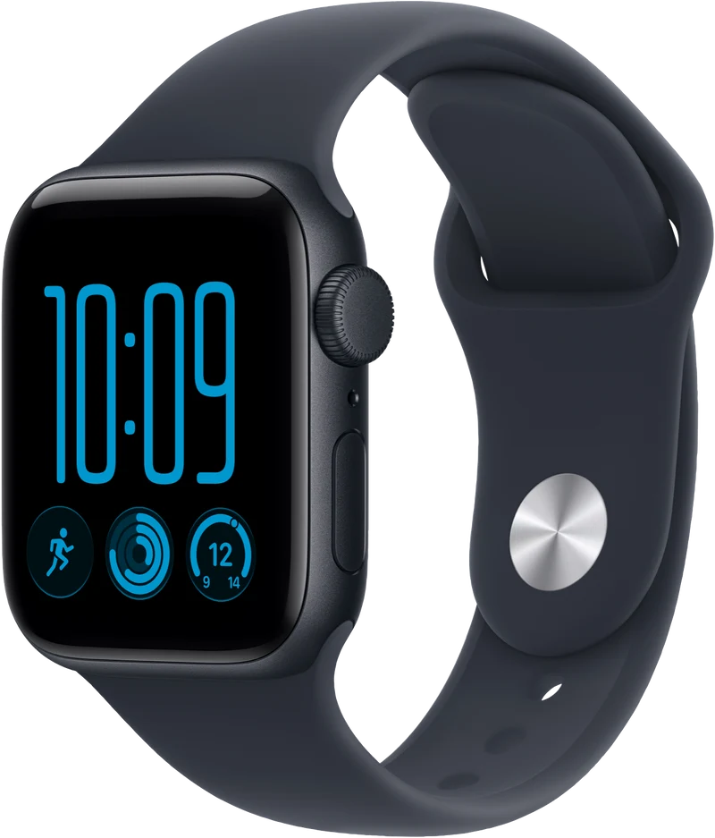 Apple Watch SE 3 GPS 40mm Midnight Aluminium Case Navy Blue Sport Band M/L