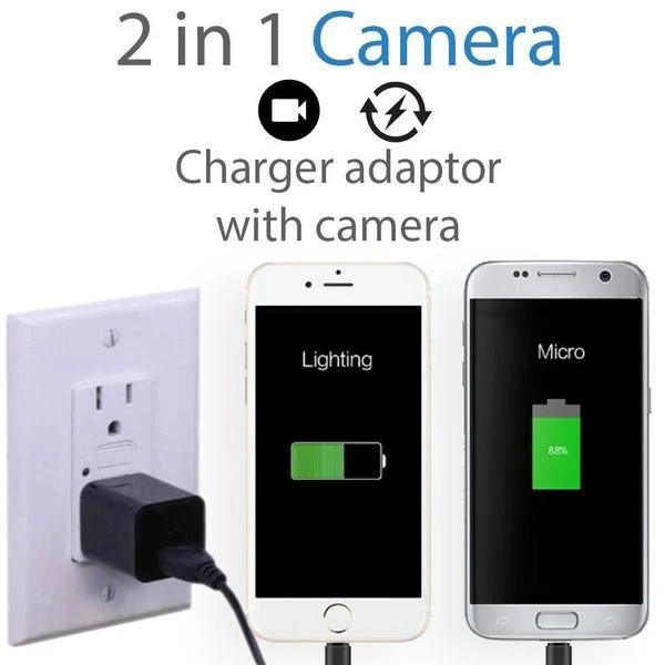 1080P USB Charger Hidden Camera
