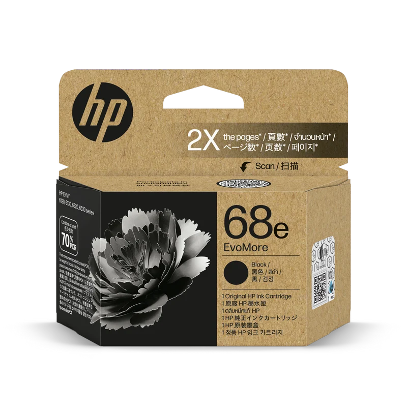 HP HP 68e EvoMore Black Original Ink Cartridge