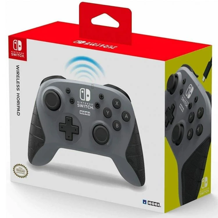 Hori Horipad Wireless (Grigio) Controller Senza Fili Ufficiale Nintendo Switch