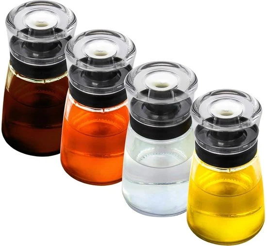 Dispensatore di olio d'oliva in vetro - compatto e alimentare sicuro - 1 pezzo