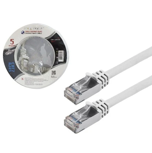 CAVO ETHERNET DI RETE LAN INTERNET RJ45 Cat7 5M METRI MODEM ROUTER INFORMATICA