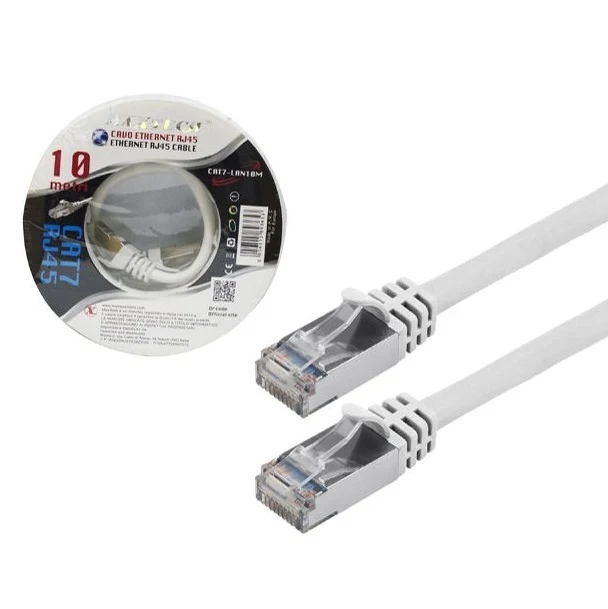 CAVO ETHERNET DI RETE LAN INTERNET RJ45 Cat7 10M METRI MODEM ROUTER INFORMATICA