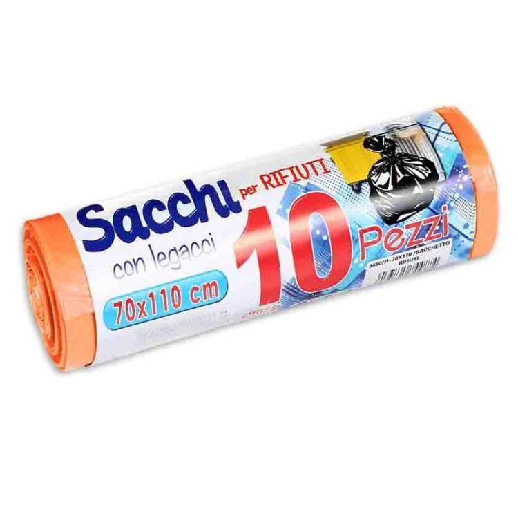 300 BUSTE SACCHI SACCHETTI RIFIUTI SPAZZATURA RACCOLTA DIFFERENZIATA 70X110cm AR