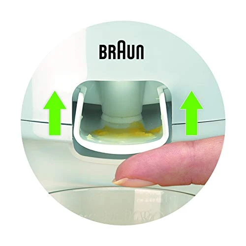 BRAUN - SPREMIAGRUMI CJ3050 60W BIANCO PULIZIA FACILE BECCUCCIO ANTIGOCCIA 0.35L