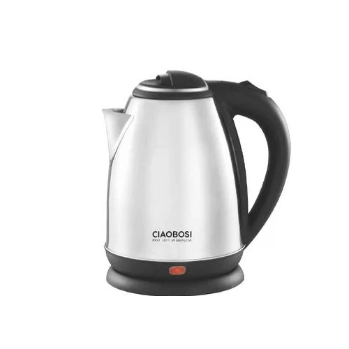 Bollitore Elettrico 2L In Acciaio 1500w Scalda Bevande Latte Per Acqua Tisane Te
