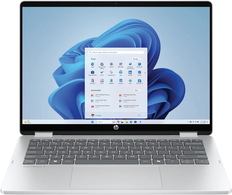HP Omnibook 5 Flip 14" Core 5 16GB 256GB Touch 2-in-1 Laptop