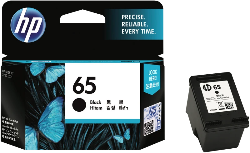 HP 65 Black Ink Cartridge