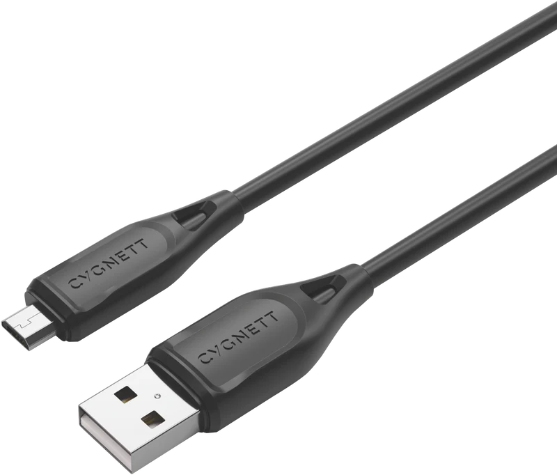 Cygnett Essentials Micro USB To USB-A Cable - Black 1m