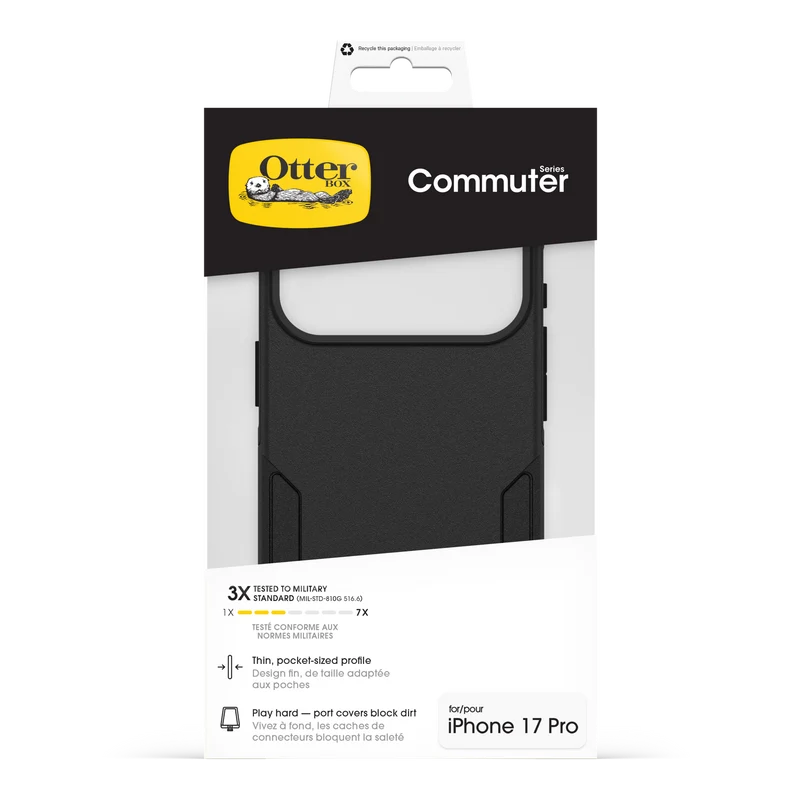 OTTERBOX Commuter MagSafe iPhone 17 Pro Case Black