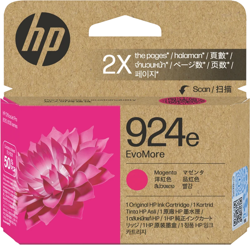 HP 924e EvoMore Magenta Original Ink Cartridge