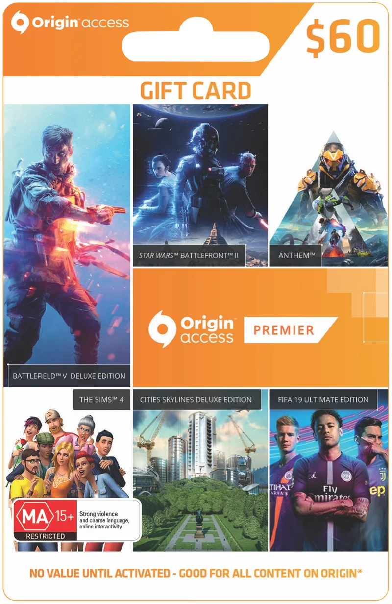 Origin EA Origin Access Premier $60 ESD