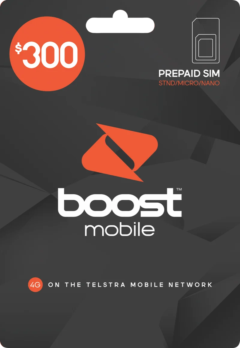 Boost PREPAID SIM KIT $300